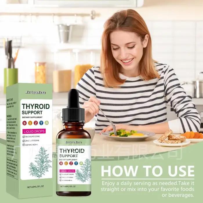 Offre Spéciale : Gouttes Liquides pour le Soin de la Thyroïde – Extrait Végétal Naturel