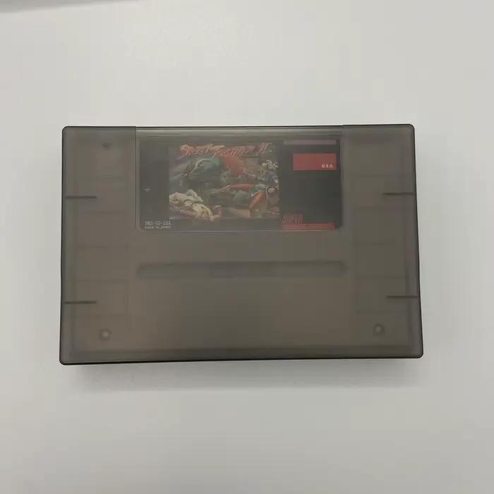 La boîte de rangement de jeu pour Super Nintendo Entertainment System SNES de la version américaine