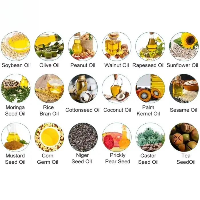 Ligne de production d'huiles comestibles complète et personnalisée, équipement industriel d'extraction et de traitement d'huiles de tournesol, de coton et de soja