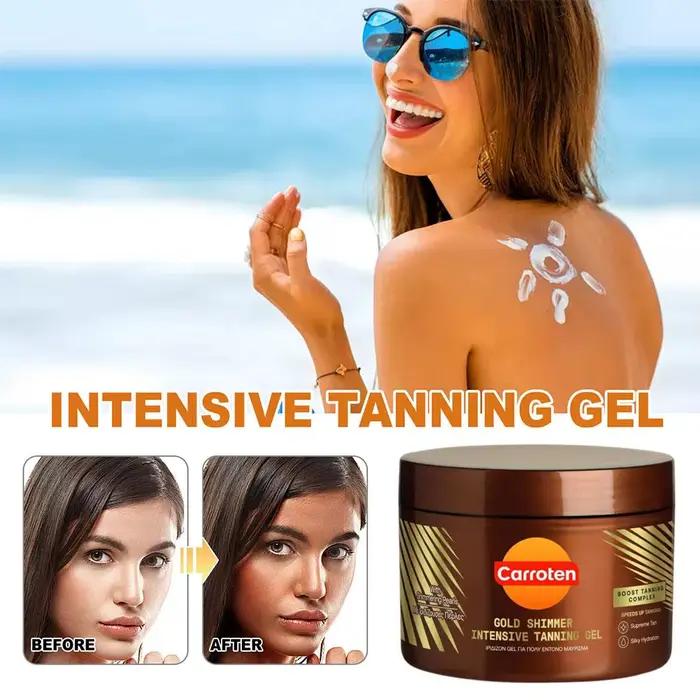 Gel accélérateur de bronzage naturel pour carottes