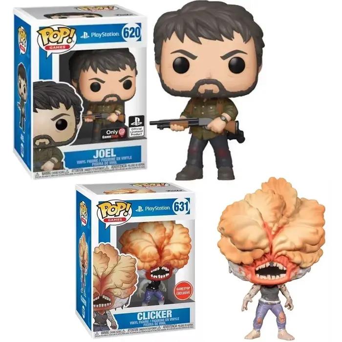 Funko Pop Games Le dernier d'entre nous Partie II ELLIE 601 #   JOEL 620 #   Clicker 631 #   Figurine en vinyle, modèle de collection, jouets, cadeaux de vacances pour enfants