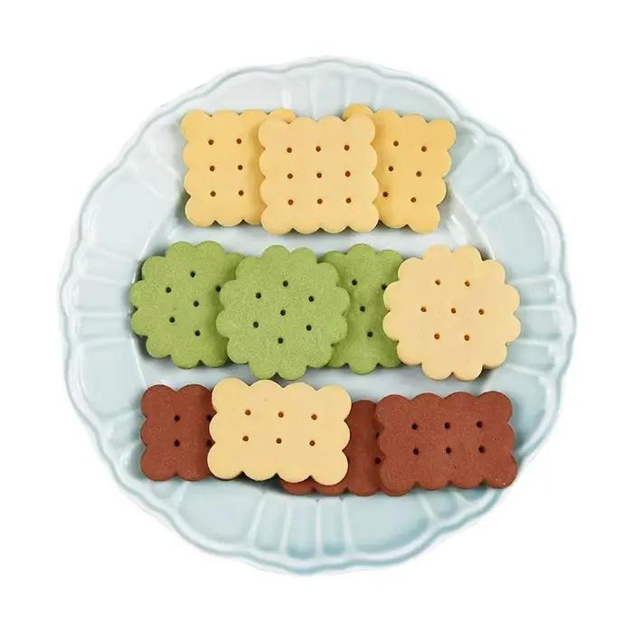 Emporte-pièce à biscuits au chocolat, classique, carré et rond, moule à biscuits, tampon à Fondant pressable, décoration de gâteau, fournitures de cuisson