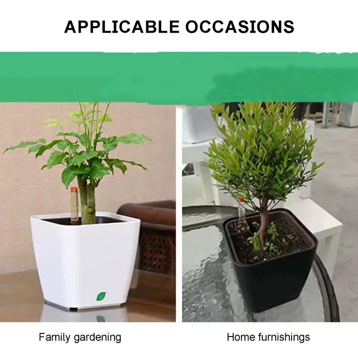 Pot de fleur hydroponique auto-absorbant, maison moderne, Pot de fleurs auto-arrosage pour passionnés de jardin, cadeau pour amoureux