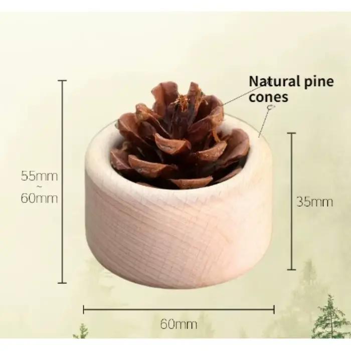 Diffuseur en bois pour huiles essentielles - Désodorisant de voiture