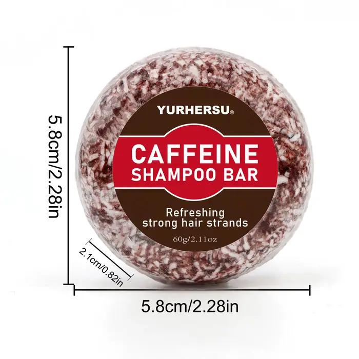 Shampooing solide à la caféine pour la croissance des cheveux
