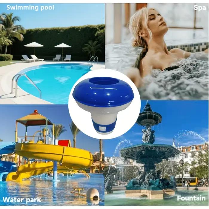 Mini distributeur de chlore flottant réglable, 1 pièce, durable pour piscines intérieures et extérieures, distributeur de chlore flottant