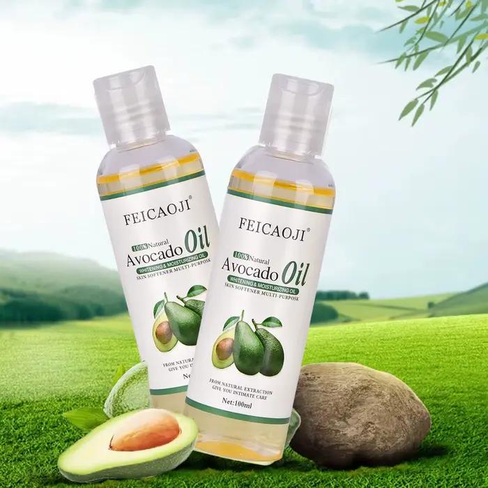 Huile d'avocat biologique naturelle