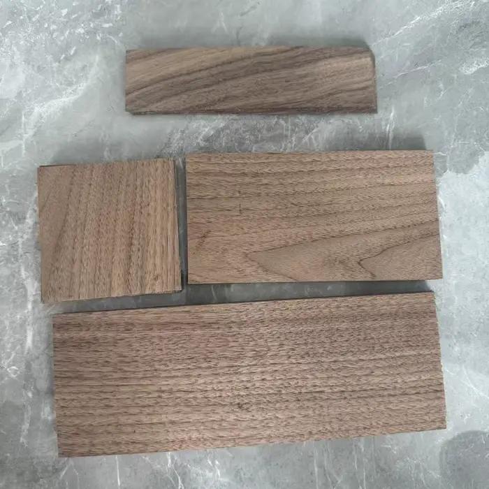 Plaque fine en noyer noir d'amérique du nord, matériel de fabrication en bois massif fait à la main, puce de bûche naturelle 2mm 3mm 5mm 8mm 10mm