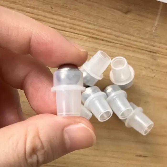 10X rouleaux en acier inoxydable pour 16mm 5ml 10ml