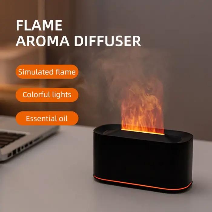 Diffuseur d'aromathérapie avec effet de flamme