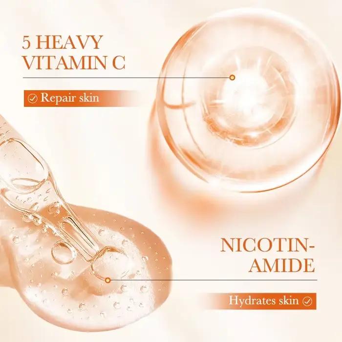 Crème pour les yeux à la vitamine C, Anti-cernes, dissolvant de sacs pour les yeux, hydratant, éclaircissant, raffermissant, produits de soins pour la peau