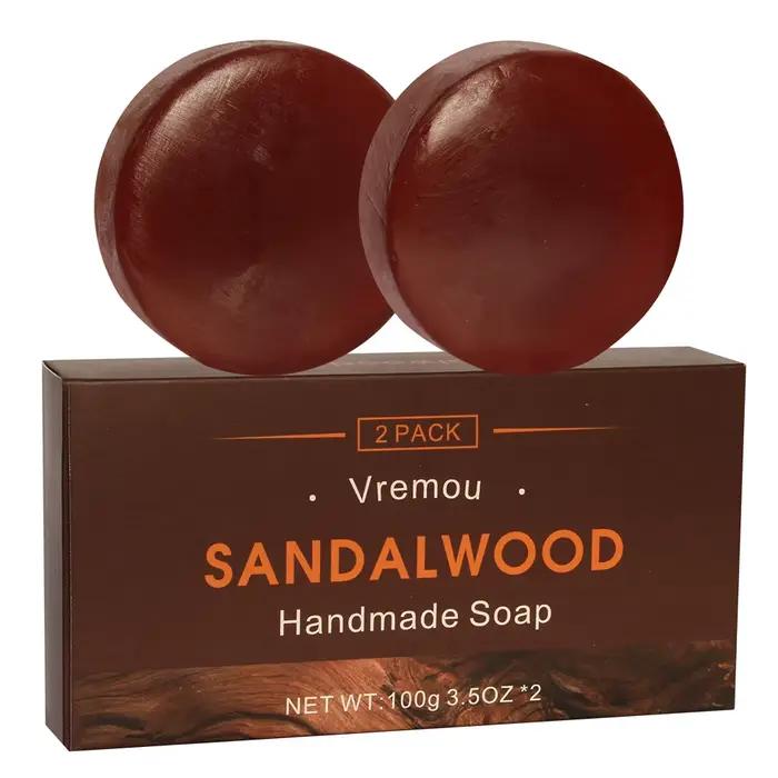 Bois de santal Regina-2 paquets, bois d'agar Regina-2 paquets, nettoyage doux fait à la main Regina, huile essentielle végétale parfumée corps Regina