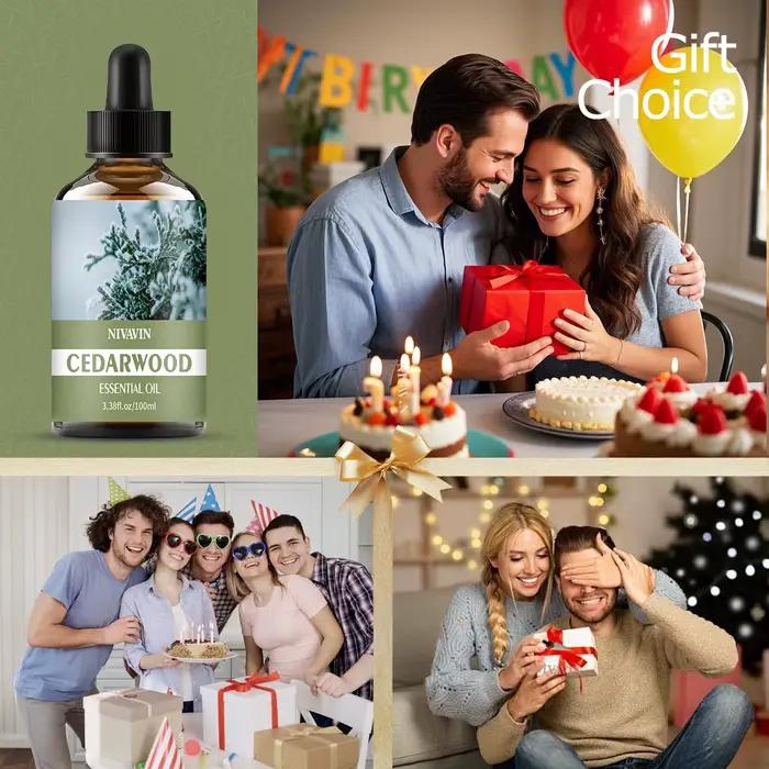 L'huile essentielle de cèdre 30 ml/60 ml/100 ml convient à l'hydratation du visage