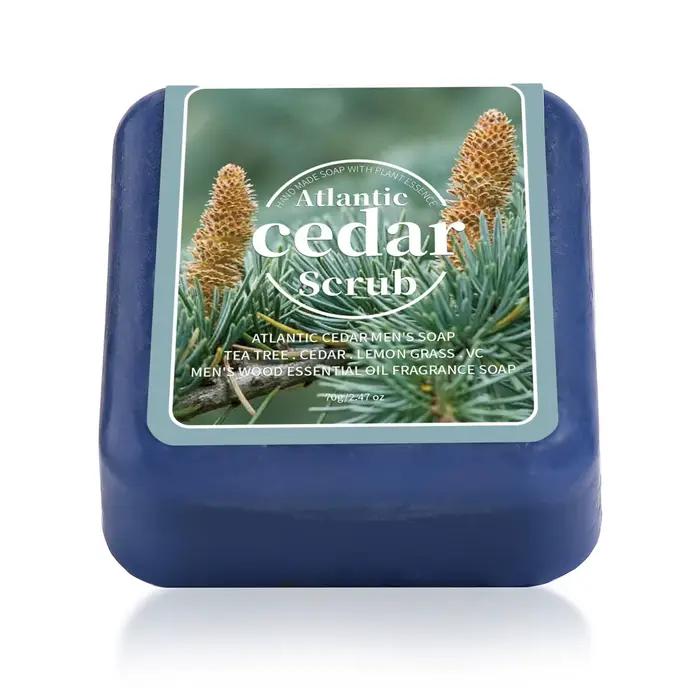 Savon à l'huile essentielle de cèdre pour hommes