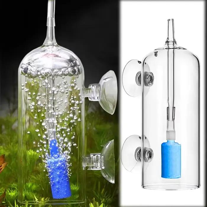 Diffuseur d'oxygène et de CO2 pour Aquarium, pompe à Air, aérateur en verre, oxygénateur, pierre, distributeur de dissolution d'air, accessoires d'aquarium