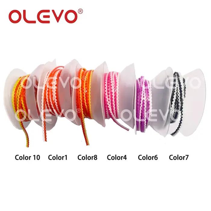 OLECalculator-Bandes de caoutchouc pour orthodontie dentaire, 4.5 m/rouleau, JOElastic Ultra Powerchains, Longes pour accolades, Long, Court, Continu
