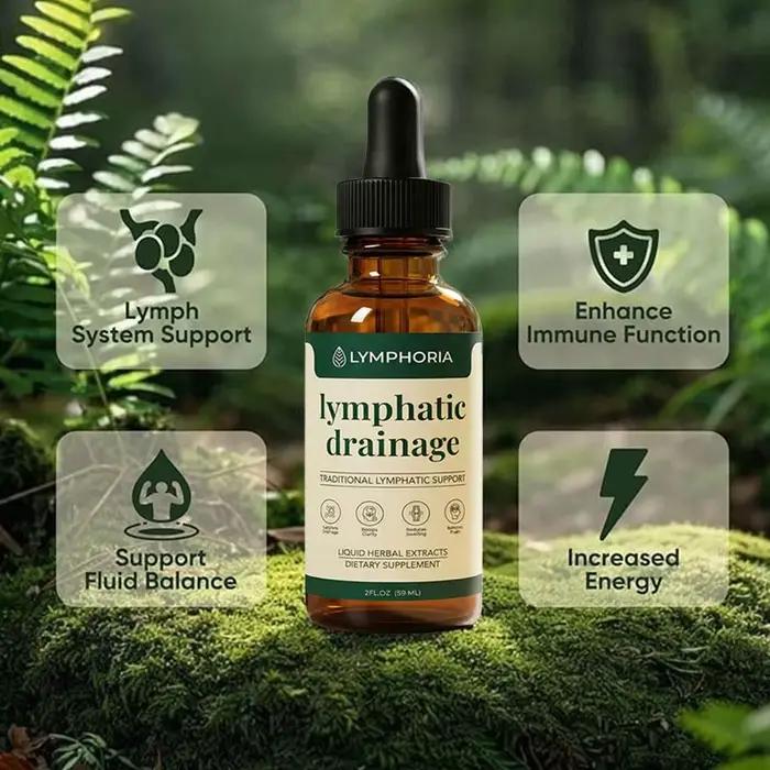 Complément alimentaire liquide naturel pour le soin du système lymphatique