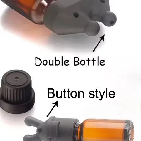 Bouteille d'inhalateur d'huile essentielle et d'arôme étanche