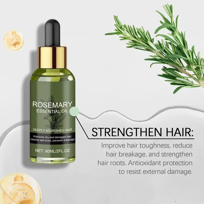 Huile essentielle de romarin pour cheveux