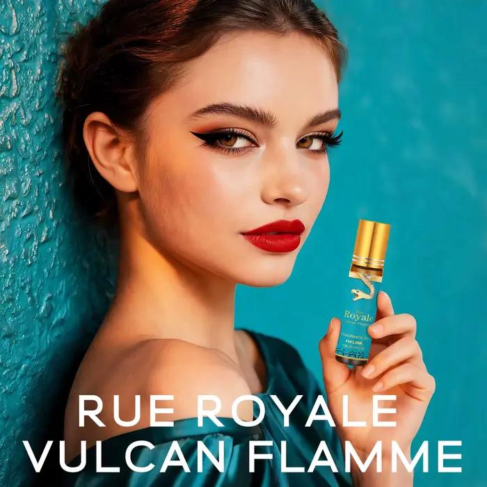 Huile Essentielle 10ml Rue Royale Vulcan Flamme, Huile pour Roll-on, Huile pour Diffuseur, Huile Parfumée pour la Maison, Huile pour Fabrication de Bougies, Parfum Longue Durée, Idéal Cadeau