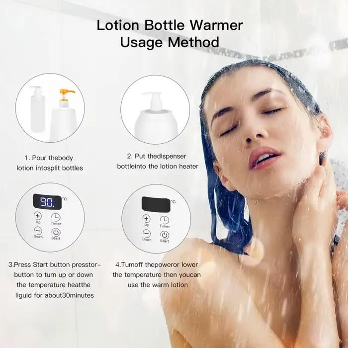 Nouveau chauffe-huile essentielle affichage LED réglage de la température chauffe-bouteille d'huile de Massage unique