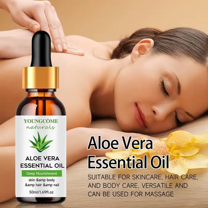 YOUNGCOME Huile essentielle hydratante pure à l'aloe vera