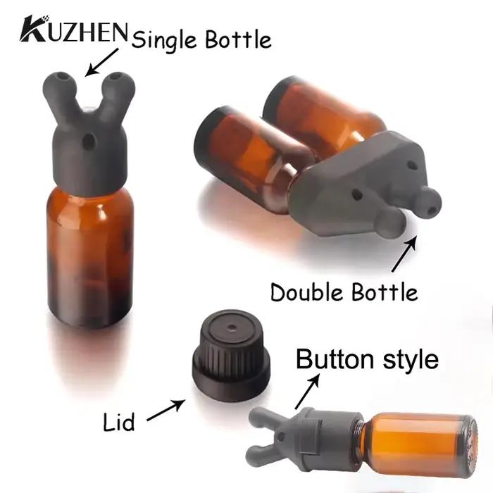 Bouteille d'inhalateur d'huile essentielle et d'arôme étanche