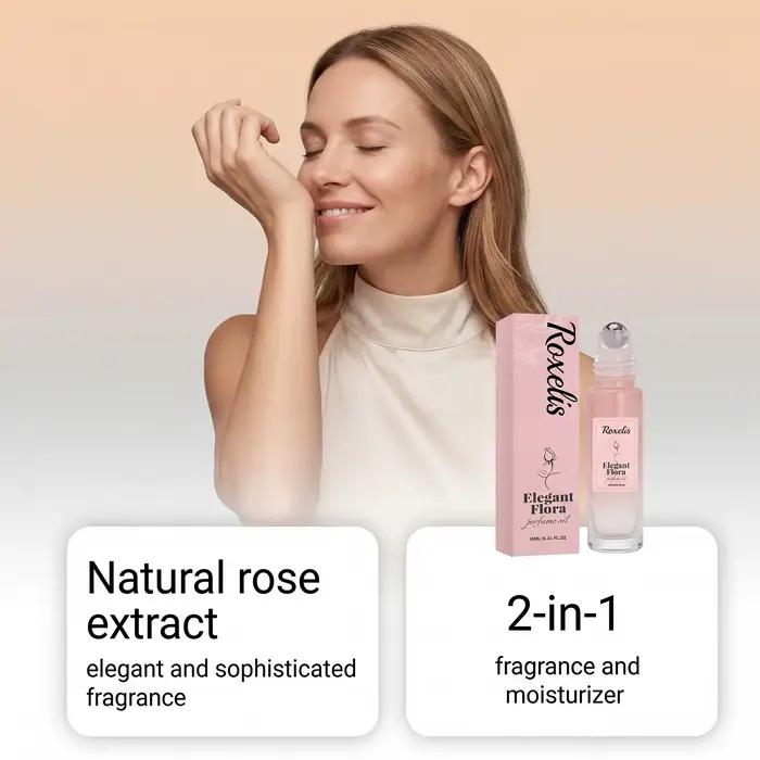 Huile parfumée à la rose de qualité supérieure