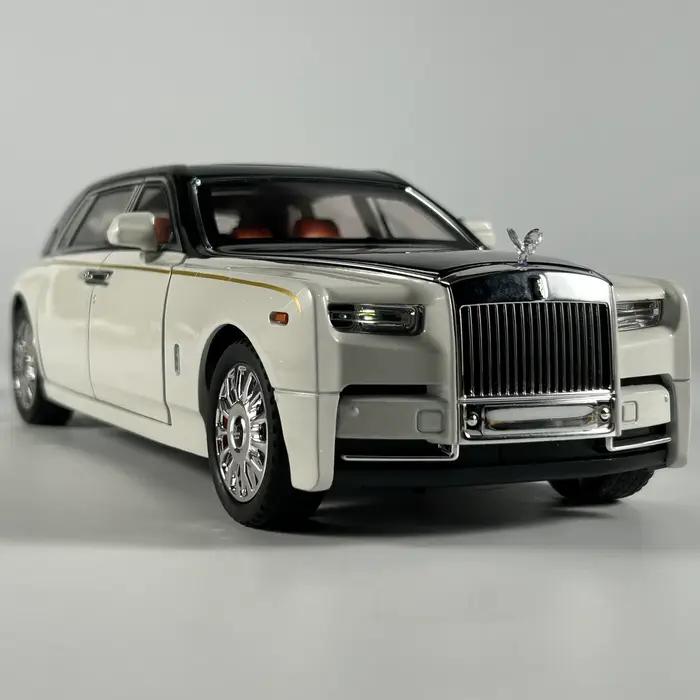 1:18 Rolls Royce Phantom Limousine Alliage Modèle De Voiture En Métal Diecast Accueil Trendy et Affichage De Bureau Ornement Cadeaux D'anniversaire Pour Les Garçons