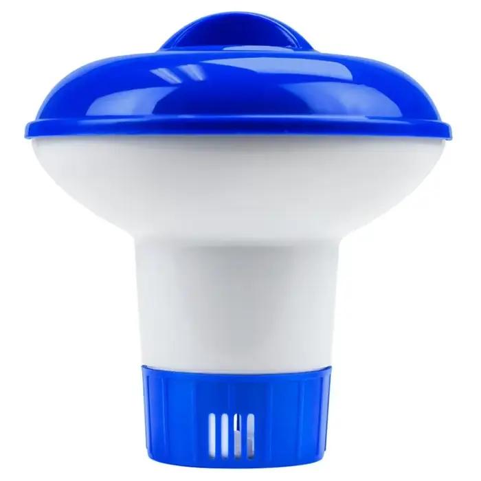 Distributeur de chlore flottant miniature réglable, durable pour piscines intérieures et extérieures