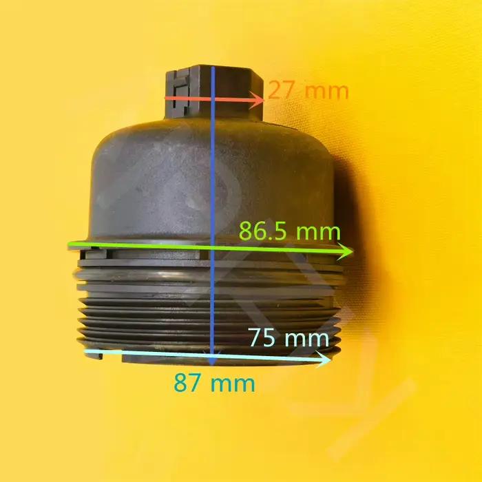 Couvercle de boîtier de filtre à huile moteur 1103.L7, pour PEUGEOT 1007 3008 207 206 308 307 406 407 508 807 CC PARTNER EXPERT BIPPER BOXER