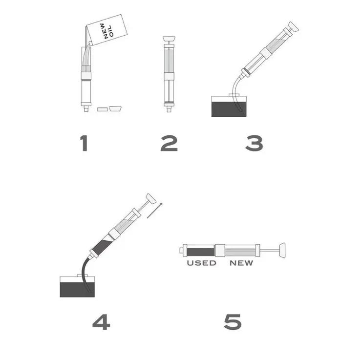 Comparateur de qualité d'huile moteur et de transmission, facile à utiliser, taille compacte et portable, pour ATV, Dirt Pit, moto tout-terrain, motocross