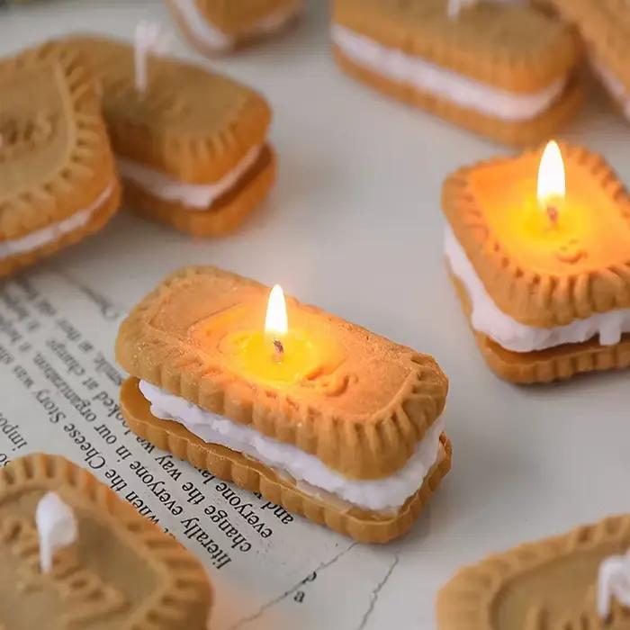 Bougie d'aromathérapie pour biscuits