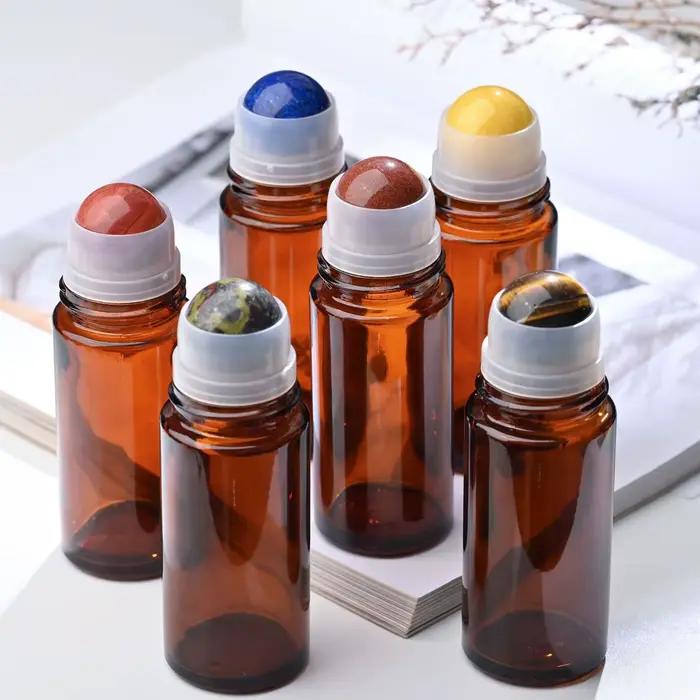 Flacon en verre ambré/transparent de 50 ml