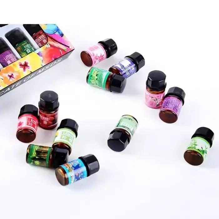 12 pièces 3ML désodorisant plante naturelle aromathérapie huile essentielle climatisation parfum arôme diffuseur