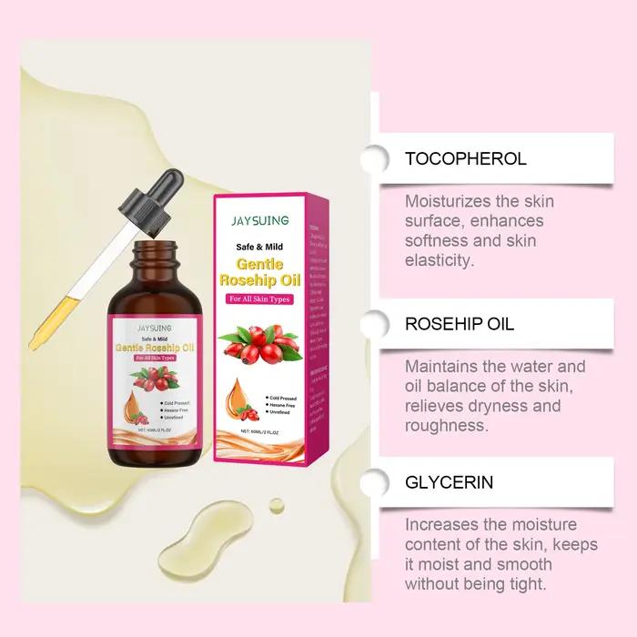Huile pour le visage de rose musquée