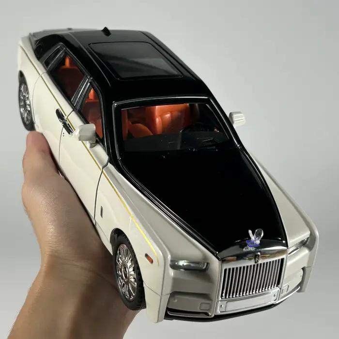 1:18 Rolls Royce Phantom Limousine Alliage Modèle De Voiture En Métal Diecast Accueil Trendy et Affichage De Bureau Ornement Cadeaux D'anniversaire Pour Les Garçons