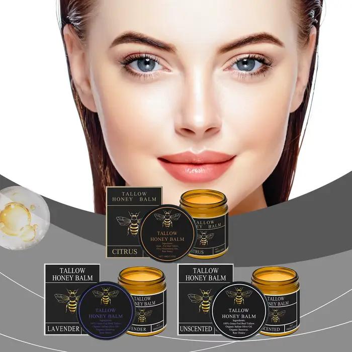 Baume au miel Tallow et hydratant longue durée pour la peau