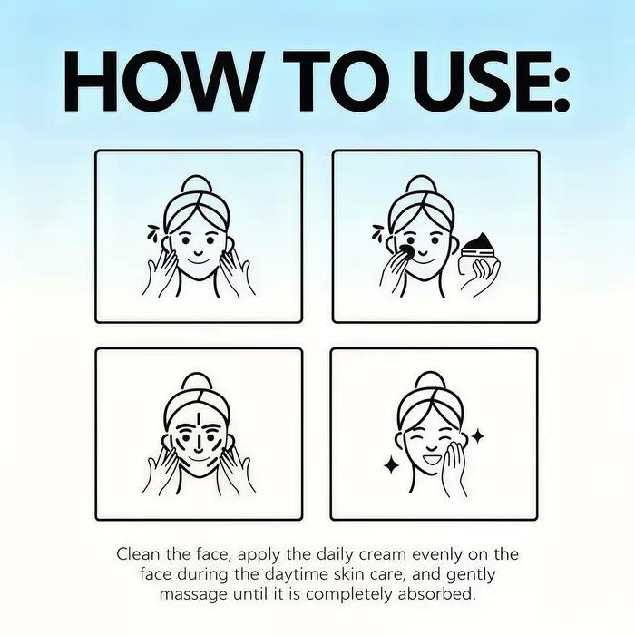 Crème éclaircissante pour le visage