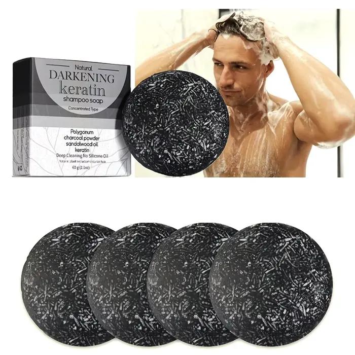 XF 60g Savon noir Shampooing solide
