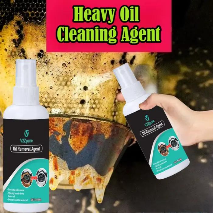 Nettoyant pour huile de cuisine, puissant, dissolvant et éliminant les taches d'huile tenaces, dégraissant, ustensiles de cuisine, spray de nettoyage multi-usages