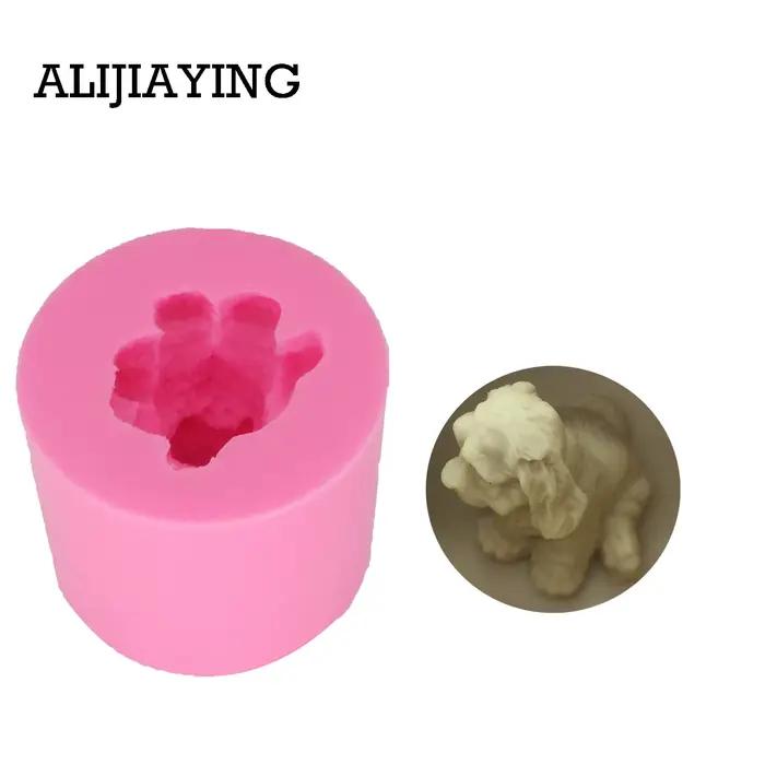 Moule 3D chien DY0018, moule artisanal fait main, moule en silicone pour plâtre, moule pour fondant, moule pour chocolat, moule pour résine, argile, savon, bougie