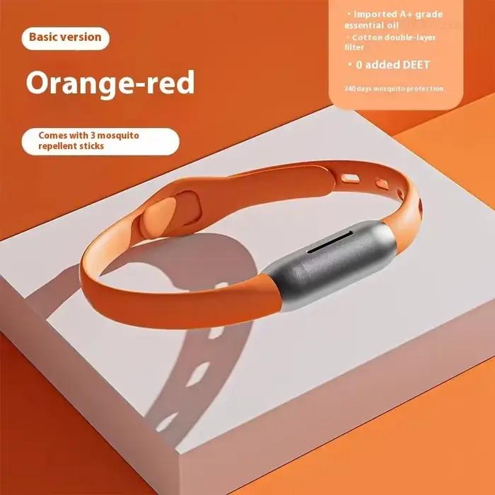 Bracelet anti-moustiques à l'huile essentielle de plantes naturelles