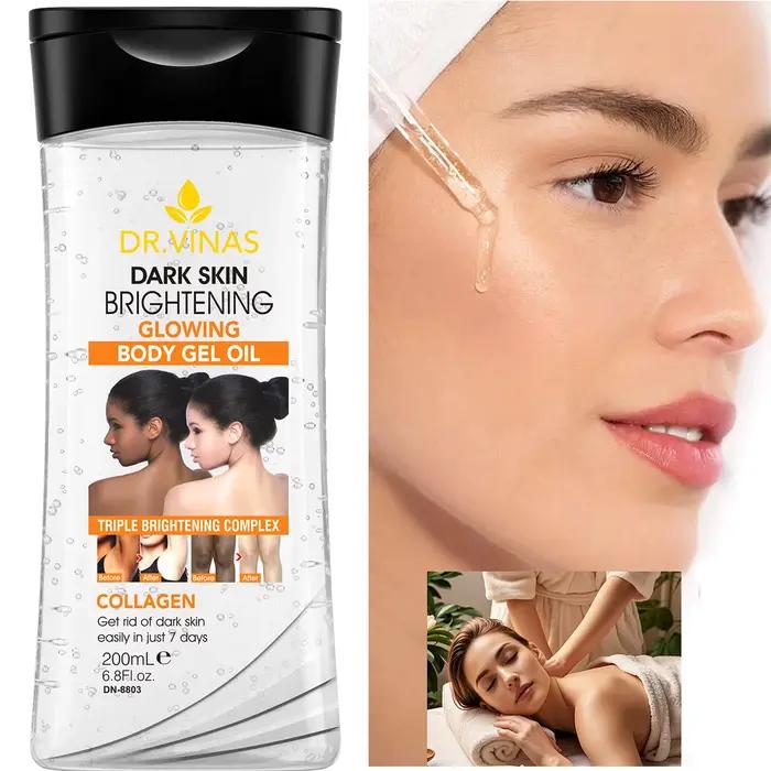 200ml GEL CORPOREL ÉCLAIRANT ET ÉCLATANT Huile Essentielle pour le Corps