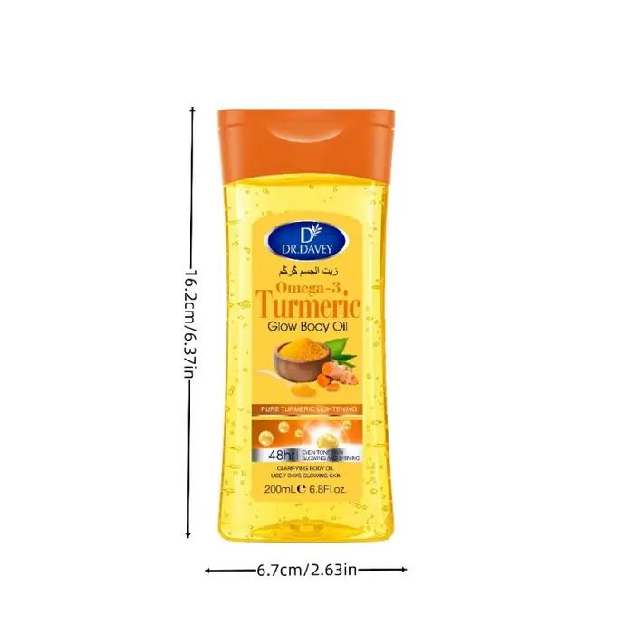 200mlHuile corporelleCharcuma Omega-3 Glow Huile corporelle