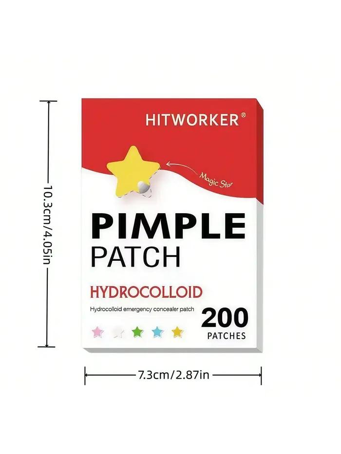 200 Patchs Hydrocolloïdes pour Boutons Faciaux