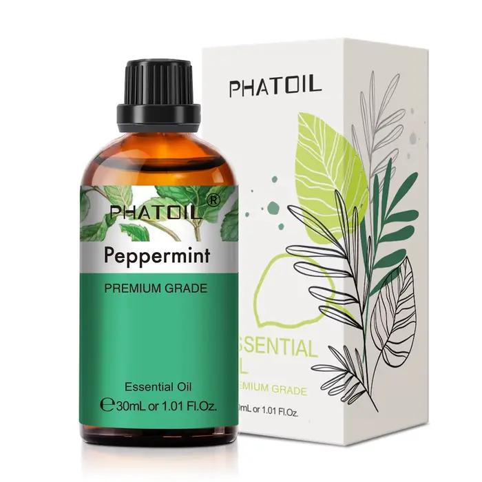 PHATOIL 1 pièces 10ml/30ml/100ml huile essentielle de menthe poivrée naturelle pour aromathérapie