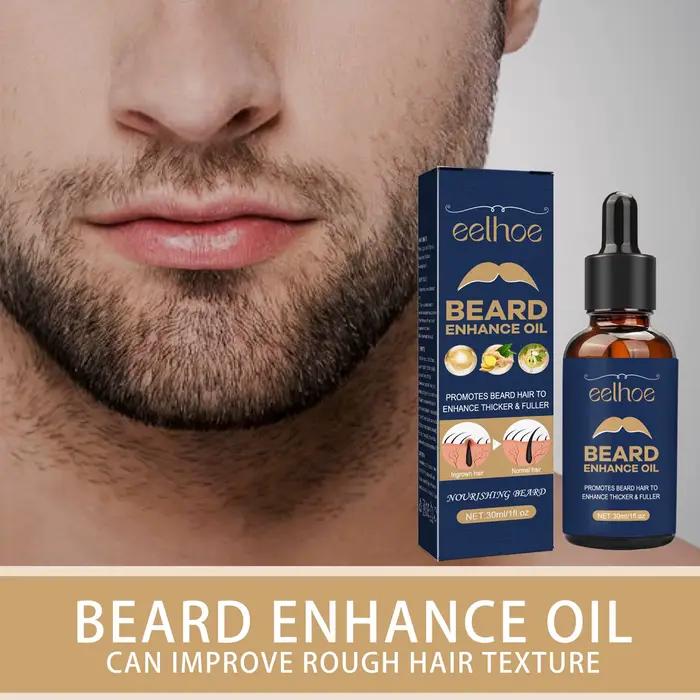 Huile de croissance de barbe pour hommes