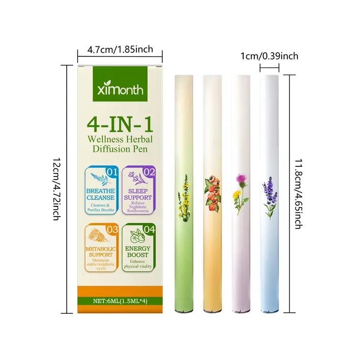 Bâtonnets de combinaison d'herbes naturelles pour diffuseur d'aromathérapie avec propriétés pour un usage quotidien
