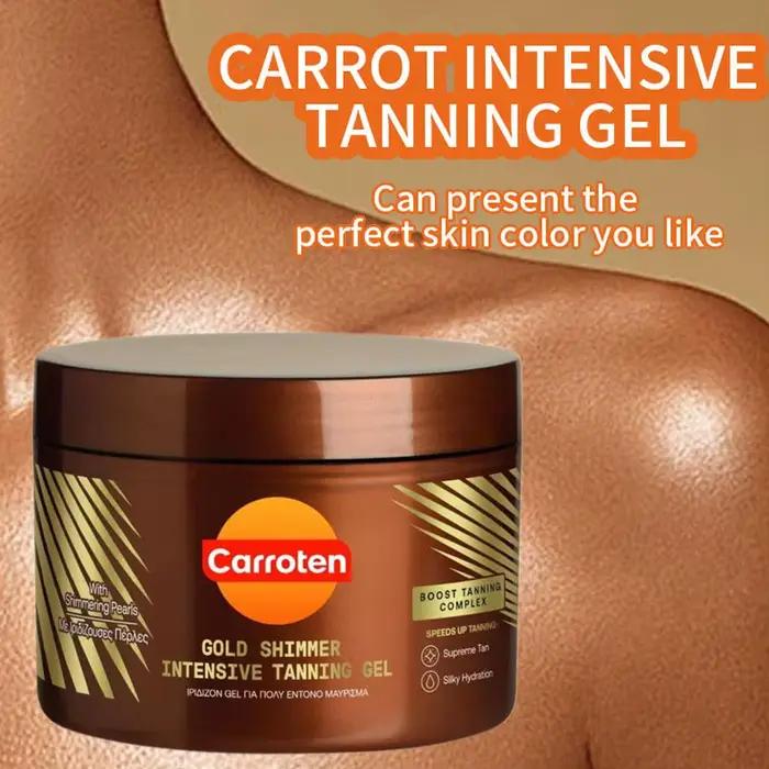 Gel accélérateur de bronzage naturel pour carottes